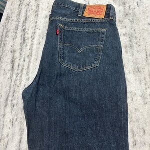 Levi's Men's Dark Blue Straight Jeans